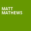 Matt Mathews, Hoyt Sherman Auditorium, Des Moines