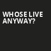 Whose Live Anyway, Hoyt Sherman Auditorium, Des Moines
